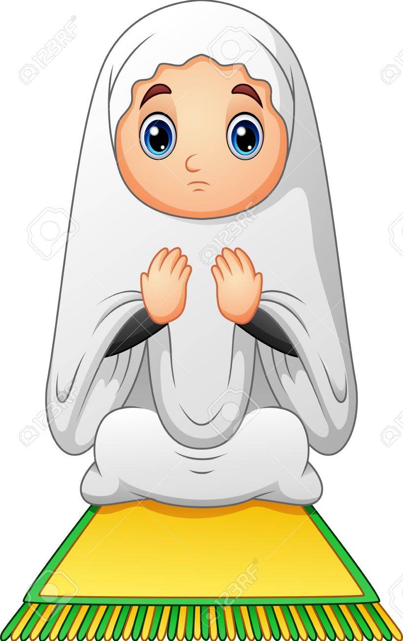 Detail Muslim Praying Clipart Nomer 15