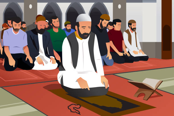 Detail Muslim Praying Clipart Nomer 3