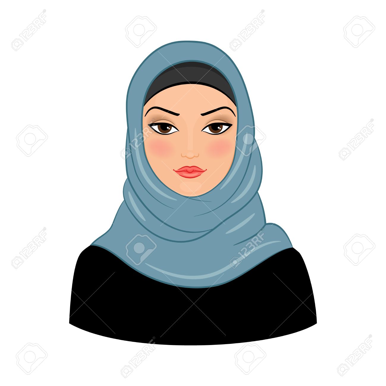 Detail Muslim Woman Clipart Nomer 2