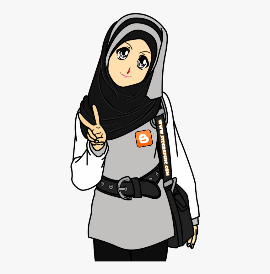 Detail Muslimah Cartoon Png Nomer 31