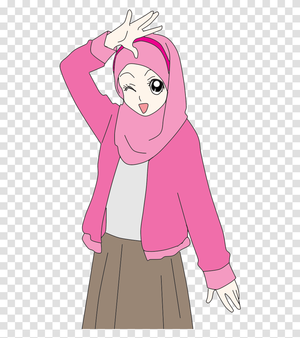 Detail Muslimah Cartoon Png Nomer 47