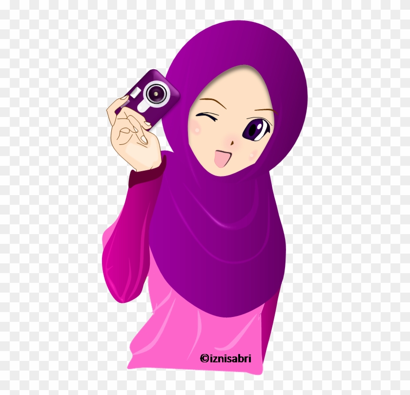 Detail Muslimah Cartoon Png Nomer 48