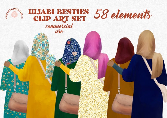 Detail Muslimah Clipart Nomer 15