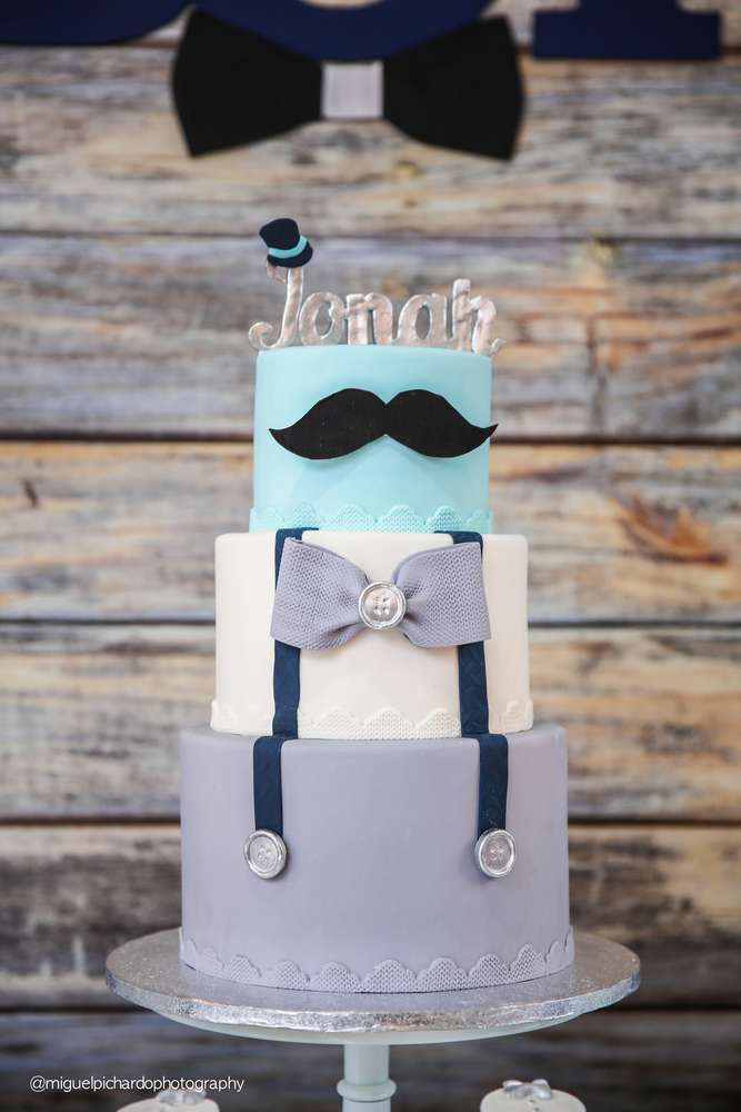 Detail Mustache Baby Shower Cake Ideas Nomer 28