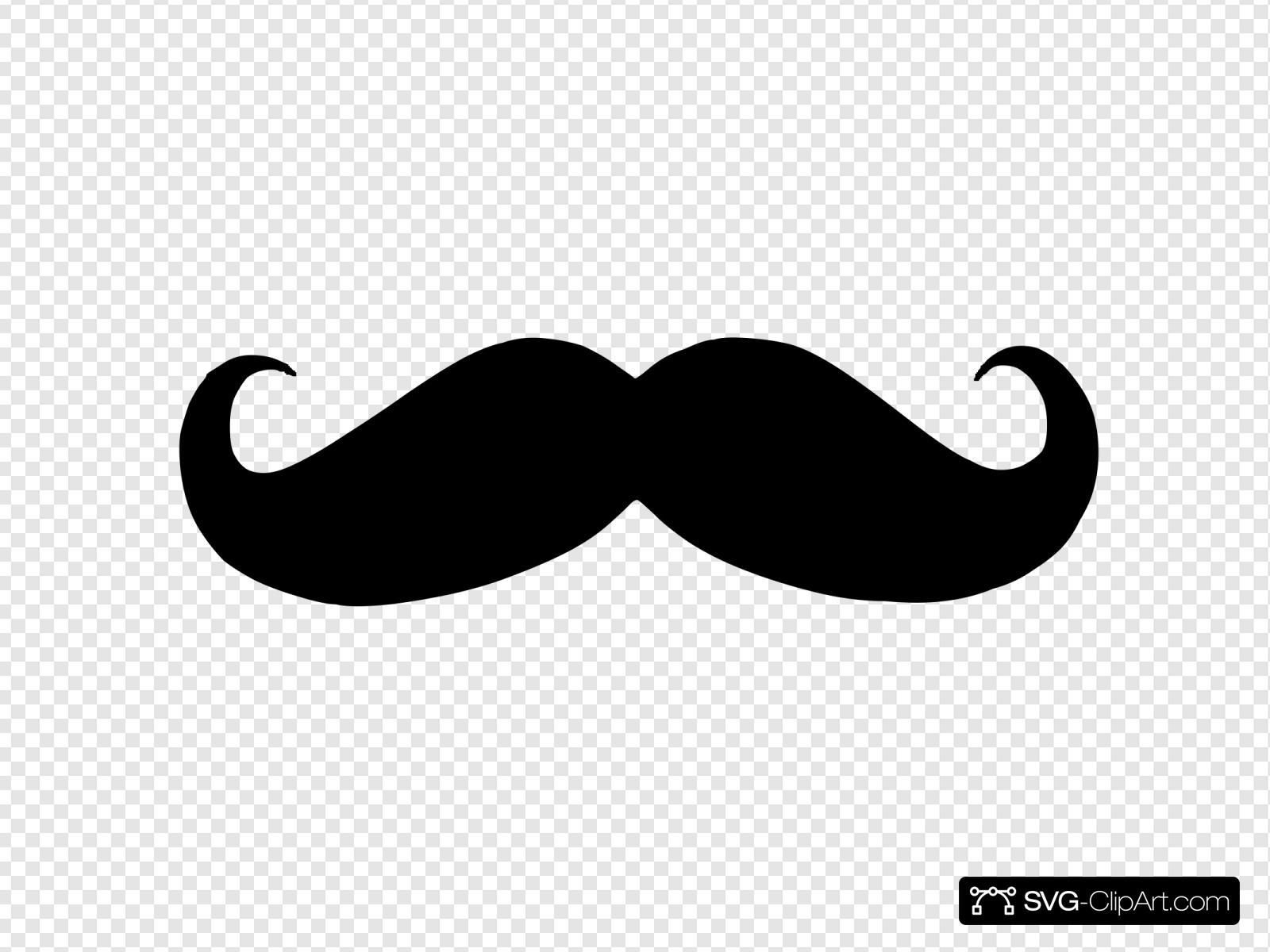 Detail Mustache Clipart Nomer 2