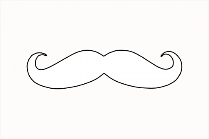 Detail Mustache Clipart Nomer 36