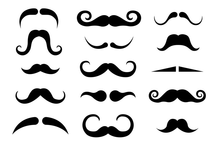 Detail Mustache Clipart Nomer 5