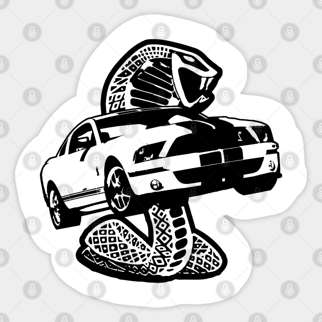 Detail Mustang Cobra Stickers Nomer 24
