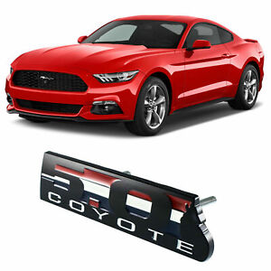 Detail Mustang Coyote Grill Badge Nomer 12