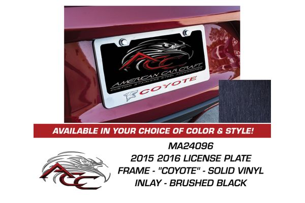 Detail Mustang Coyote License Plate Frame Nomer 29