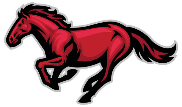 Detail Mustang Horse Clipart Nomer 4