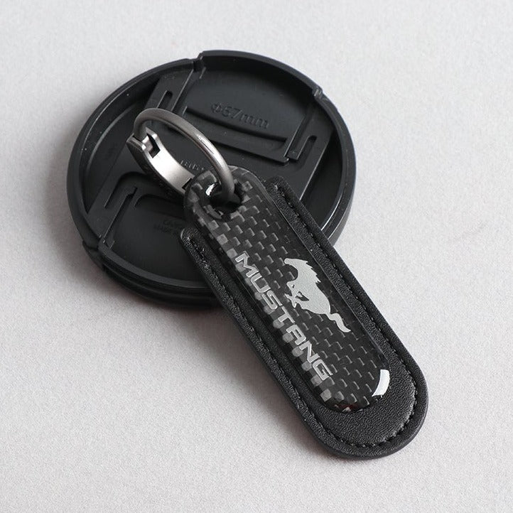 Detail Mustang Leather Keychain Nomer 28