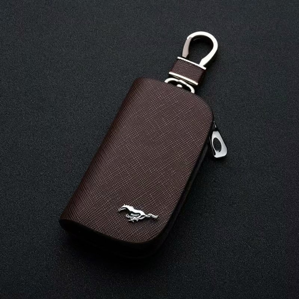 Detail Mustang Leather Keychain Nomer 37