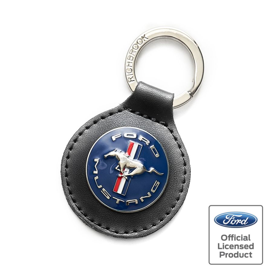 Detail Mustang Leather Keychain Nomer 43