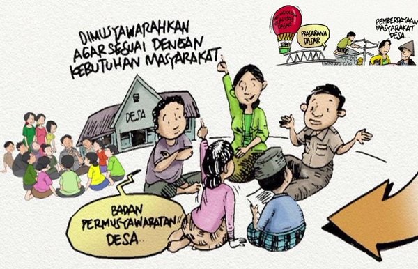 Detail Musyawarah Desa Kartun Nomer 3