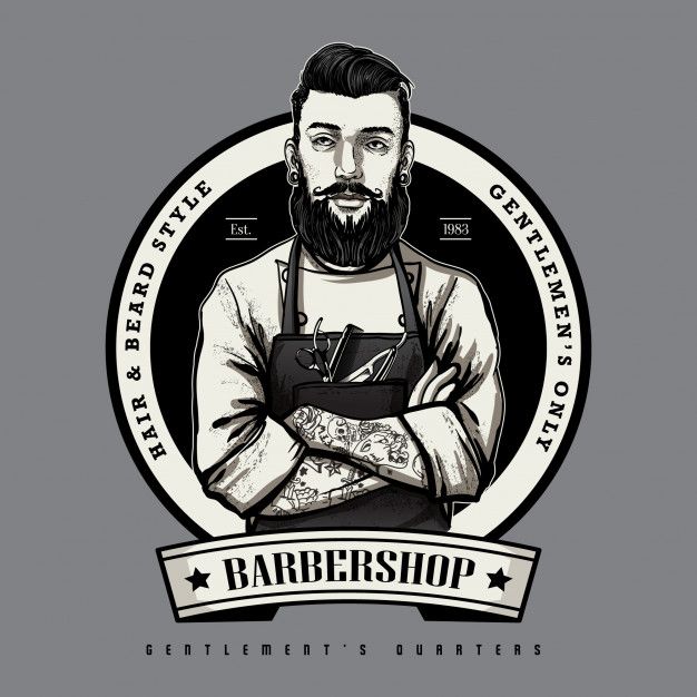 Detail Logo Barbershop Hd Nomer 9