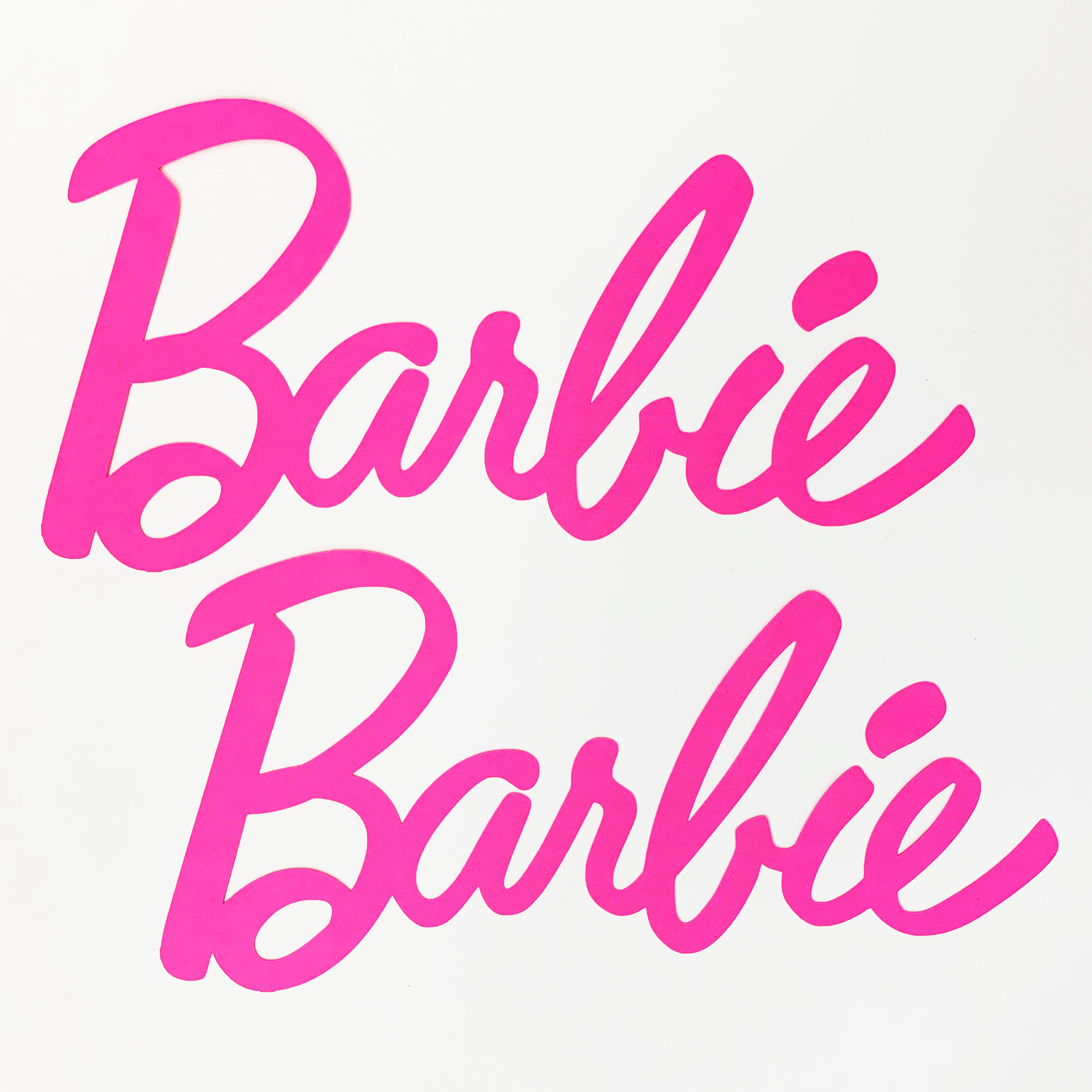 Detail Logo Barbie Pink Nomer 26