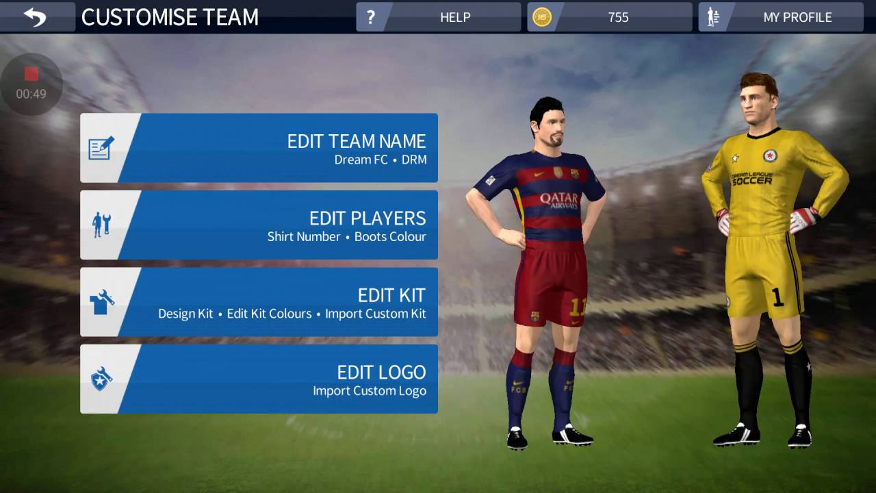 Detail Logo Barca Dream League Soccer 2016 Nomer 10