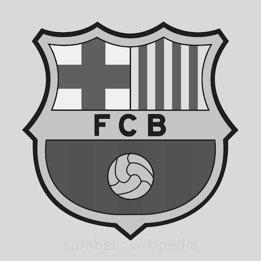 Download Logo Barcelona Hitam Putih Nomer 45