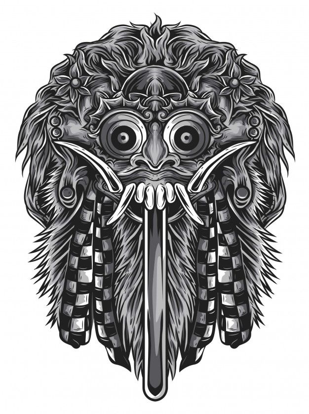 Detail Logo Barong Bali Nomer 46