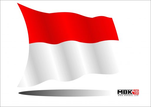 Detail Logo Bendera Merah Putih Berkibar Nomer 12