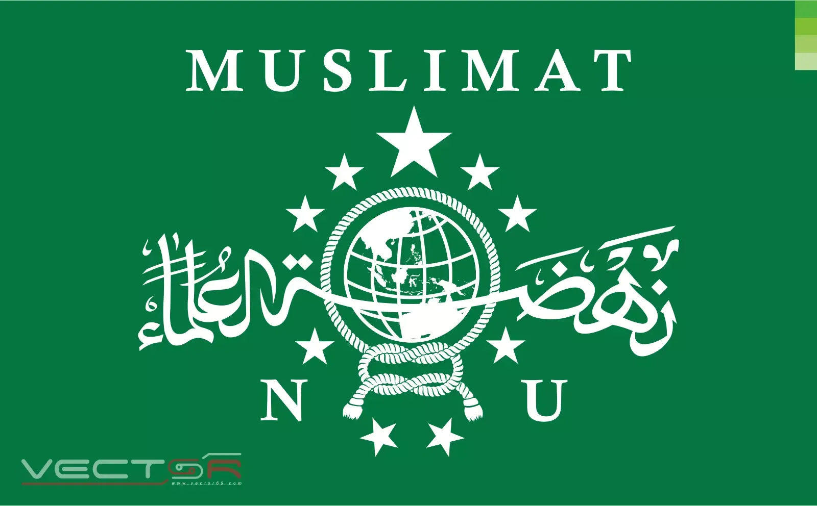 Detail Logo Bendera Nu Nomer 45