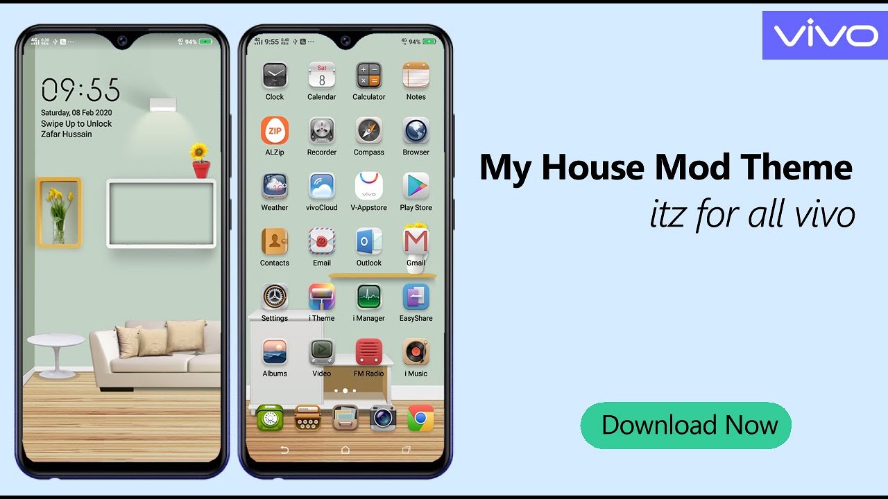 Detail My House Theme Vivo Nomer 11