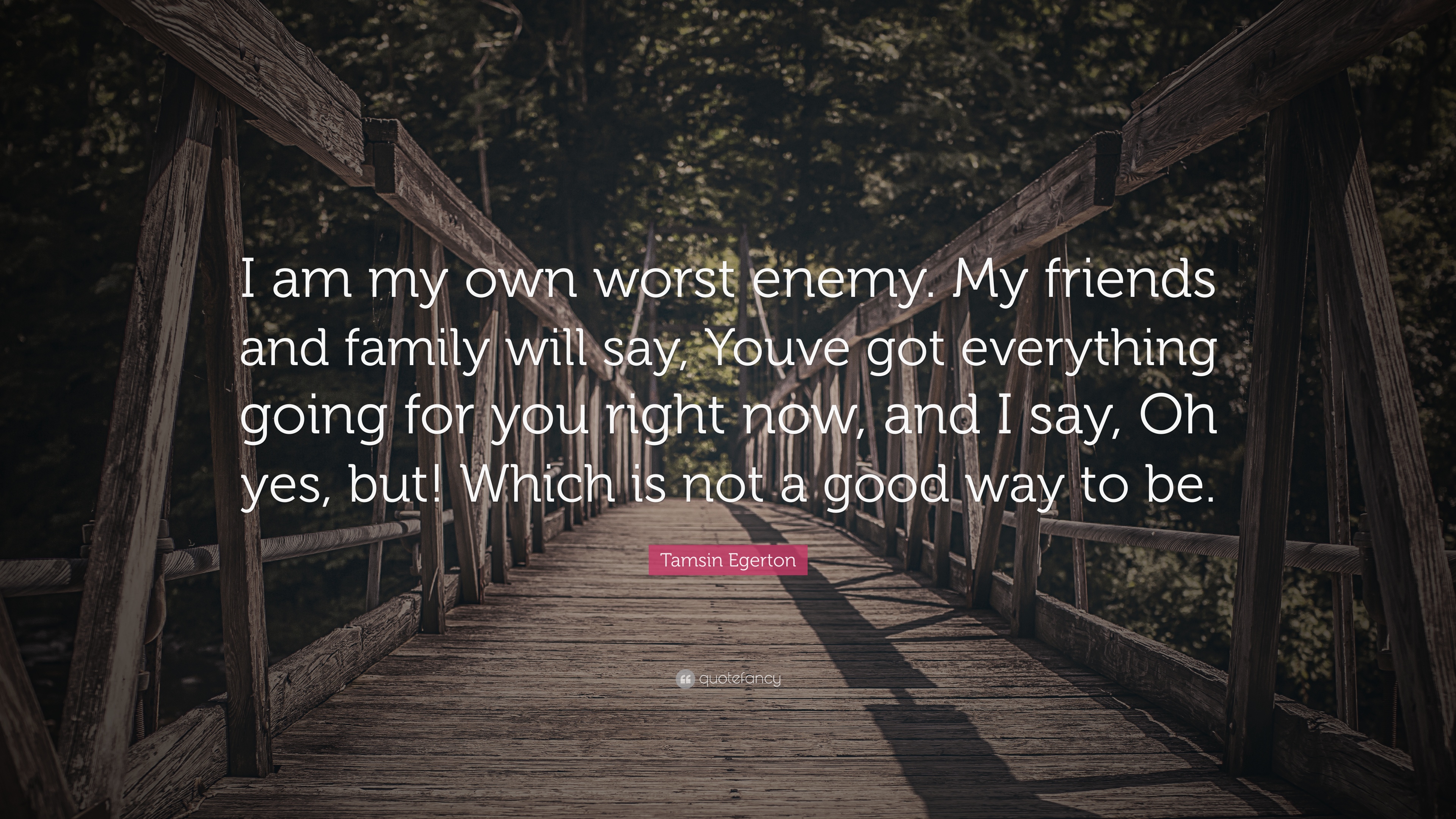 Detail My Own Worst Enemy Quotes Nomer 3
