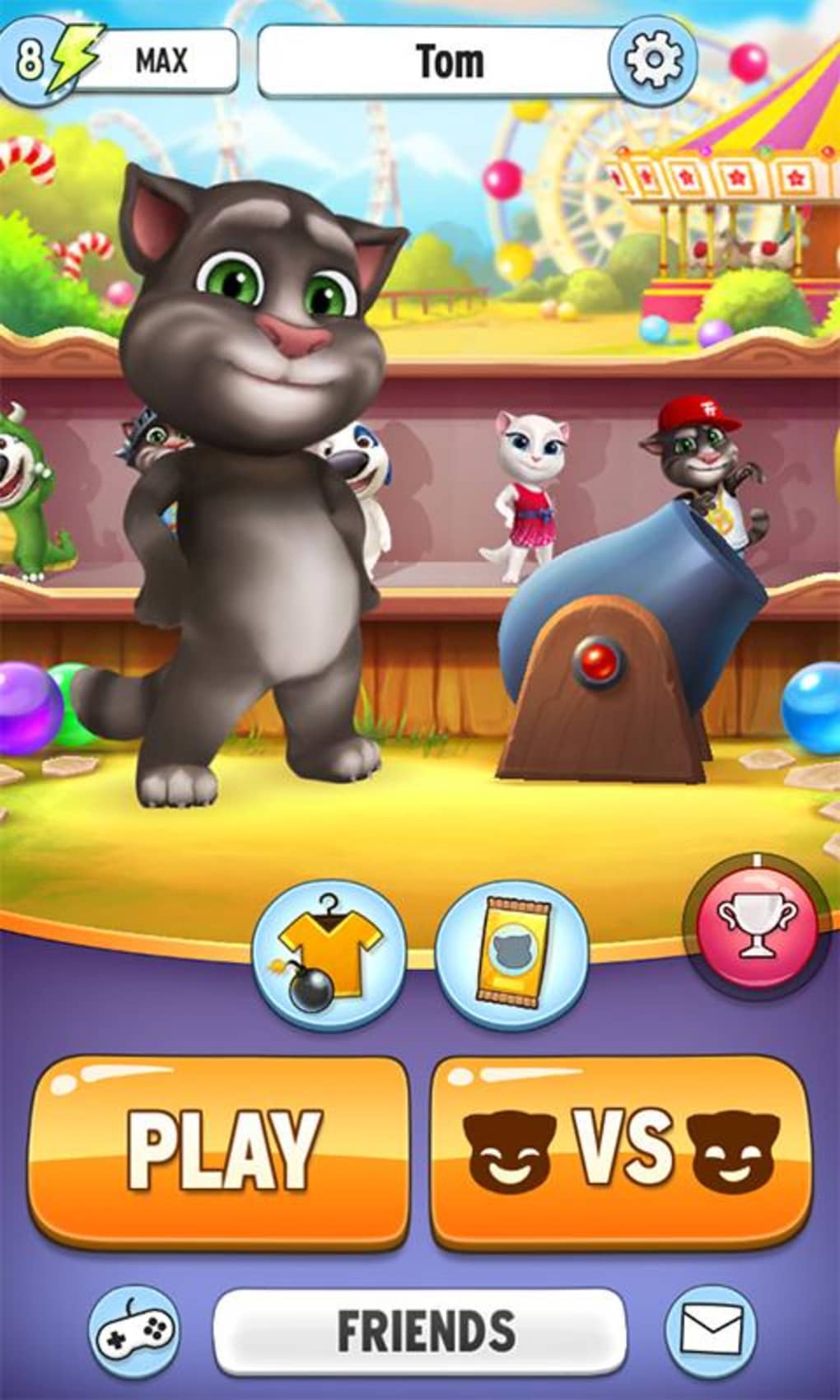 Detail My Talking Tom Bubble Shooter Nomer 5