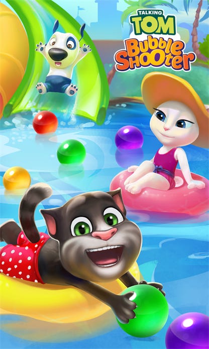 Detail My Talking Tom Bubble Shooter Nomer 43