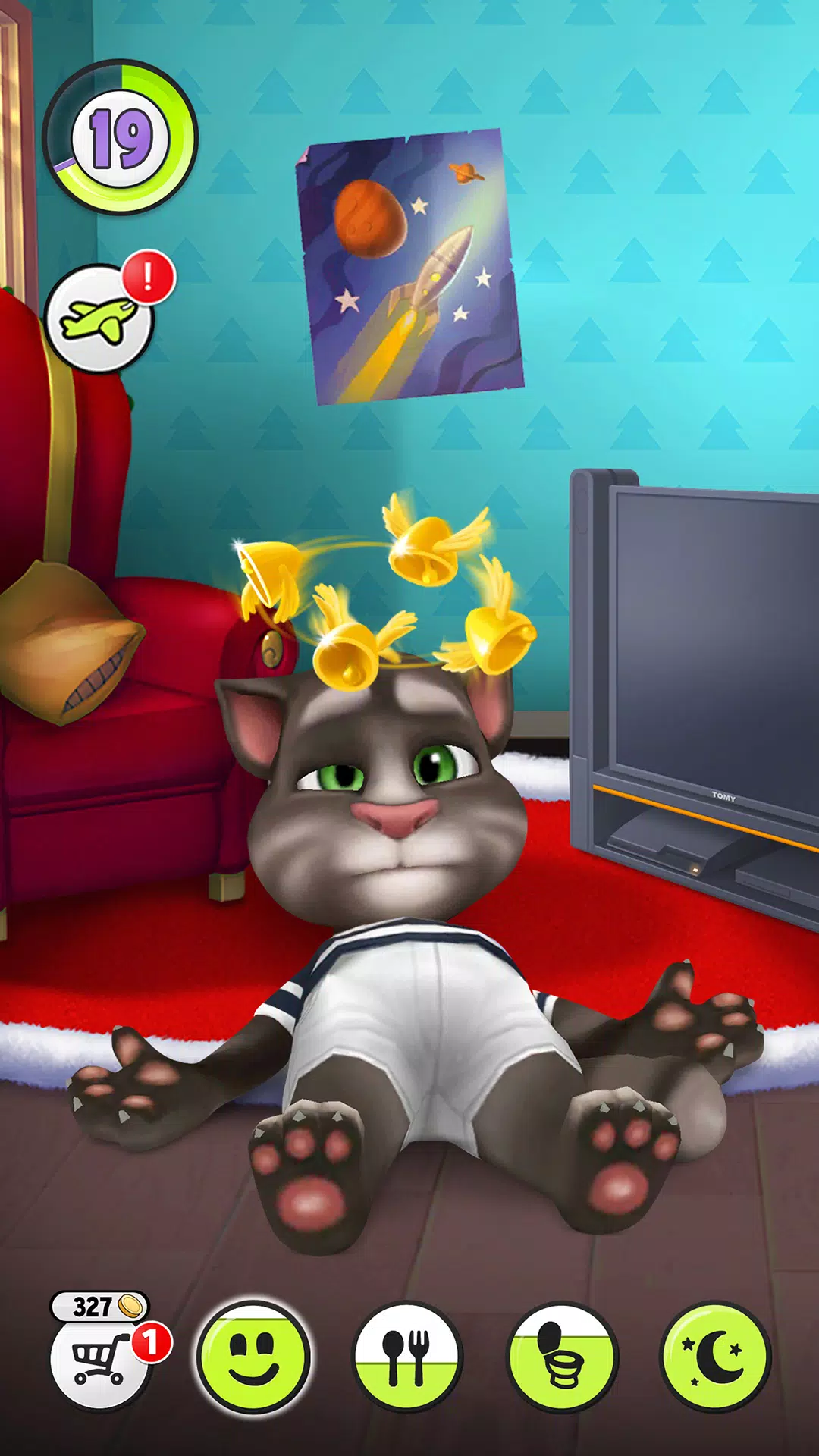 Detail My Talking Tom Level 1000 Nomer 46