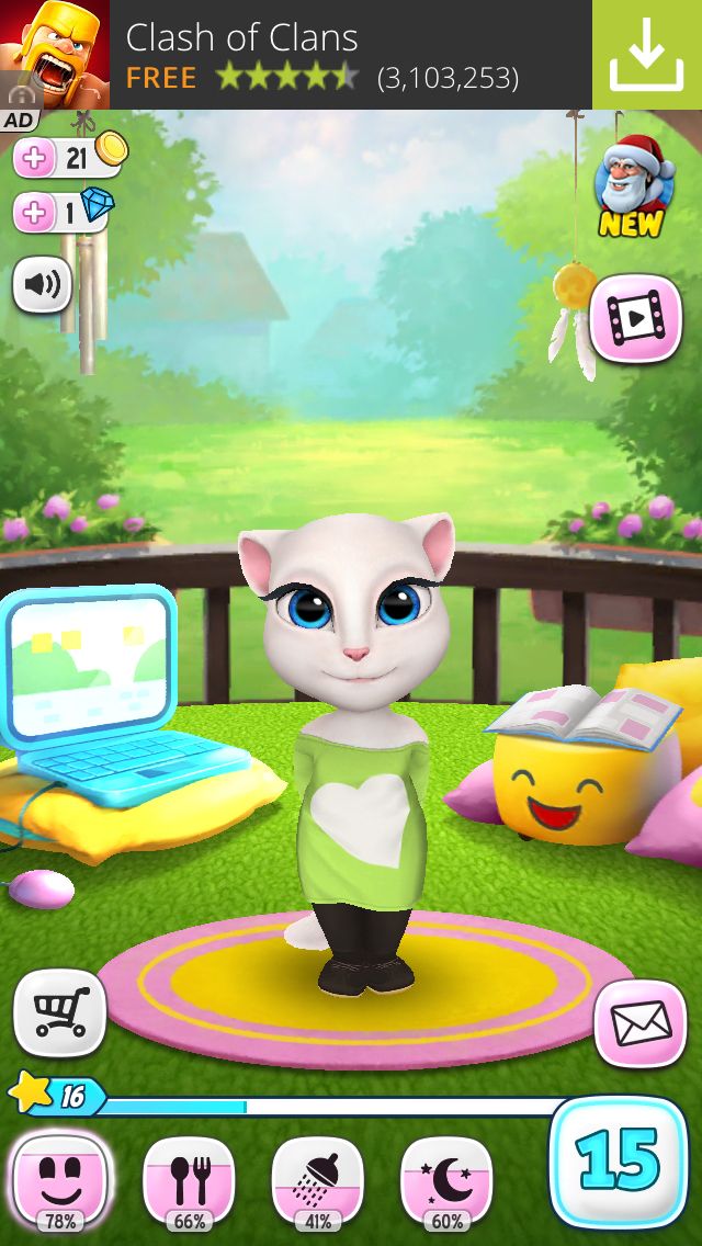 Detail My Talking Tom Level 1000 Nomer 54