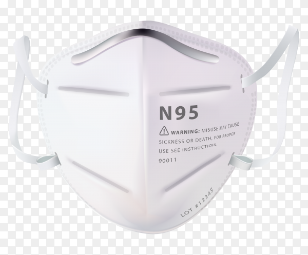 Detail N95 Mask Png Nomer 14