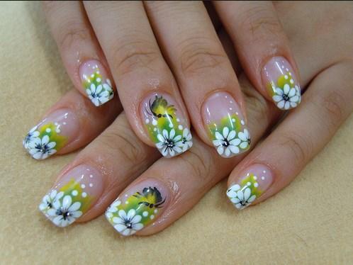 Detail Nail Art Bunga Simple Nomer 15