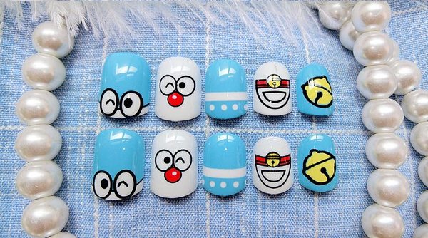 Detail Nail Art Doraemon Nomer 31