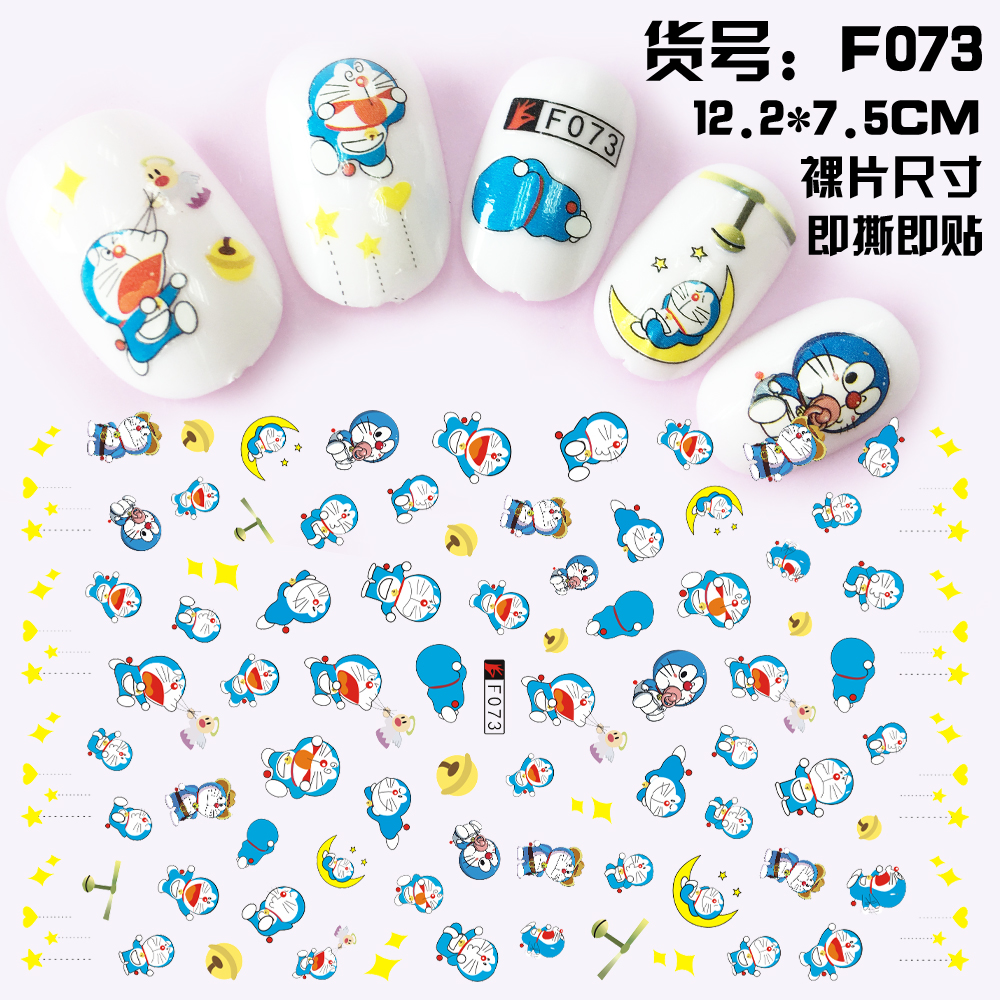 Detail Nail Art Doraemon Nomer 46