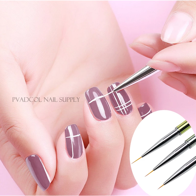 Detail Nail Art Garis Simple Nomer 9