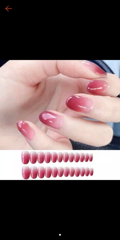 Detail Nail Art Gradasi Nomer 44