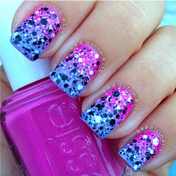 Detail Nail Art Gradasi Nomer 51