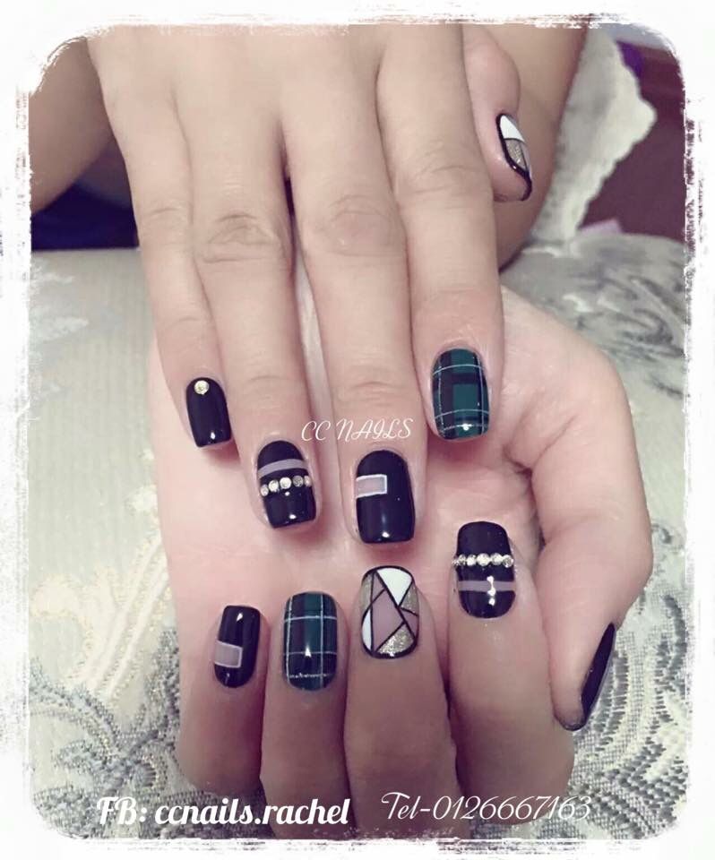 Detail Nail Art Simple Garis Nomer 2