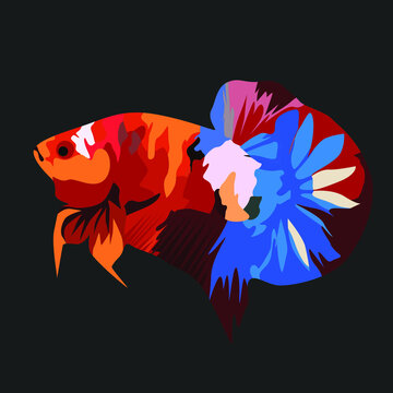 Detail Logo Betta Fish 3d Nomer 26