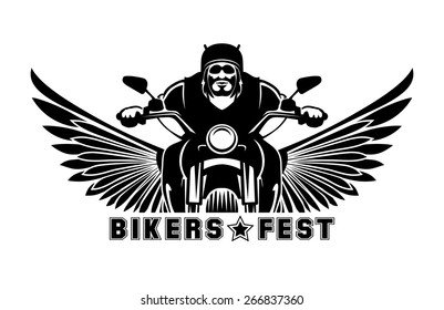 Detail Logo Bikers Kosong Nomer 15