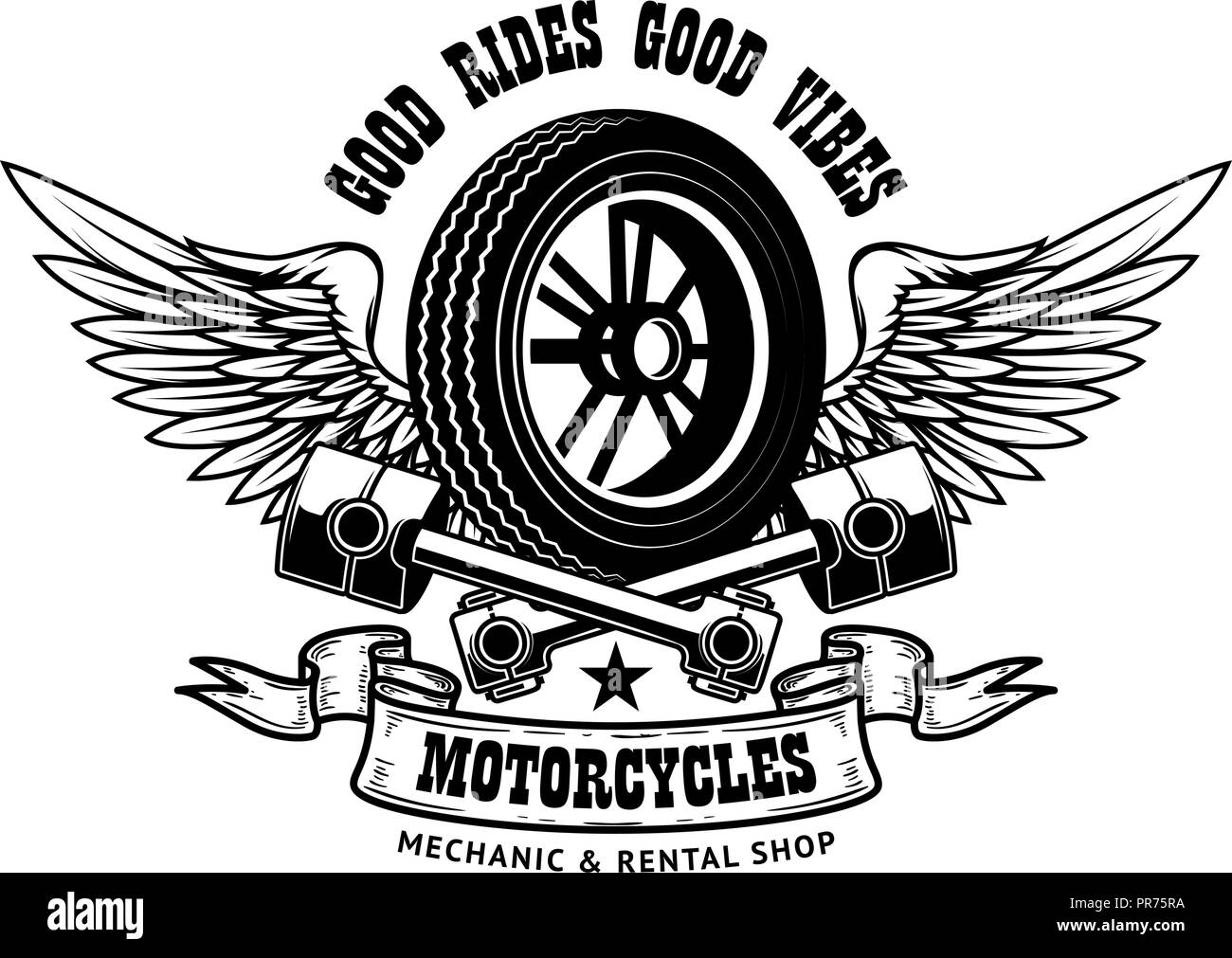 Detail Logo Bikers Kosong Nomer 18