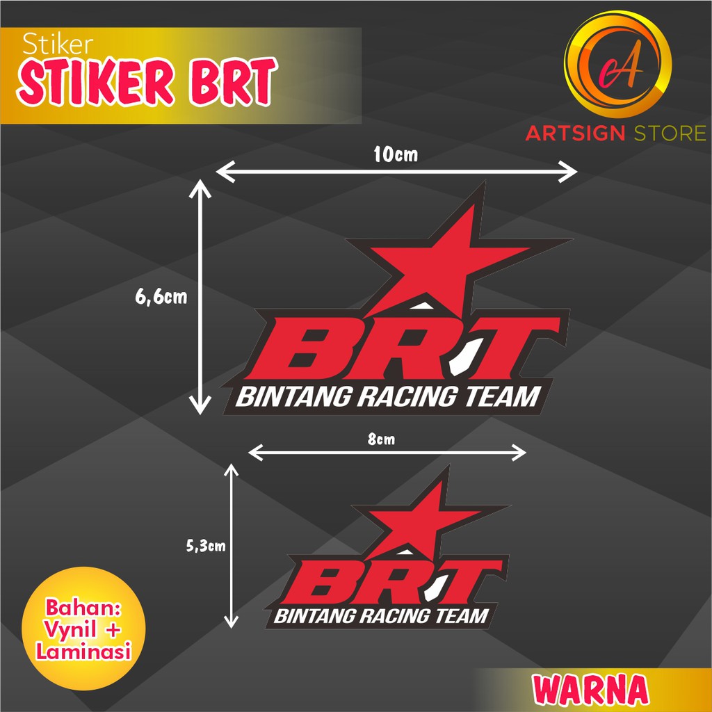 Detail Logo Bintang Racing Team Nomer 18