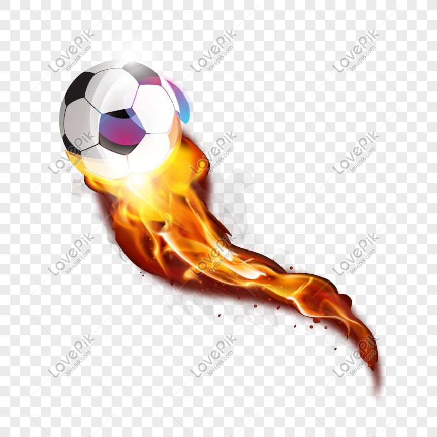 Detail Logo Bola Api Nomer 23