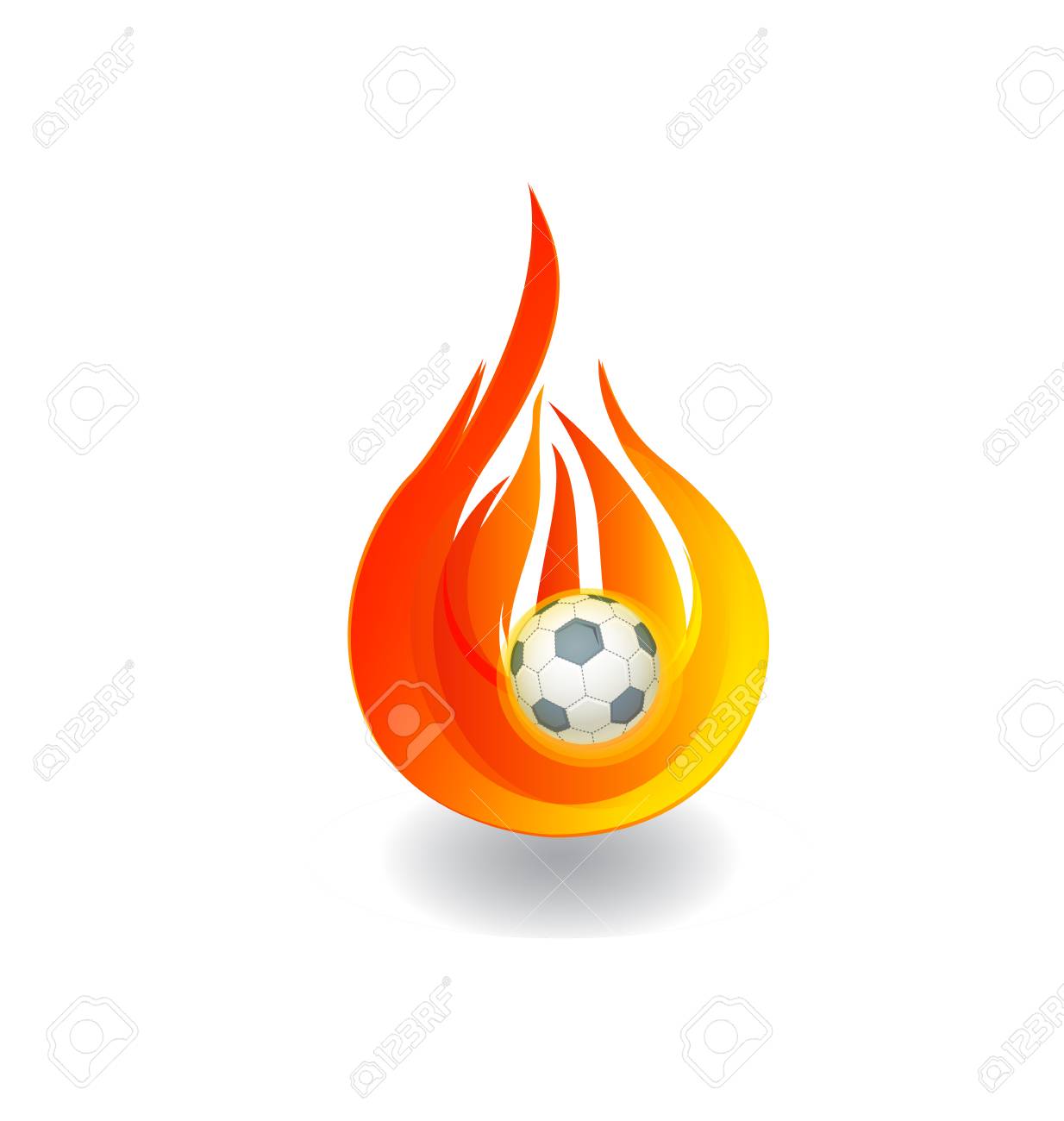 Detail Logo Bola Api Nomer 38