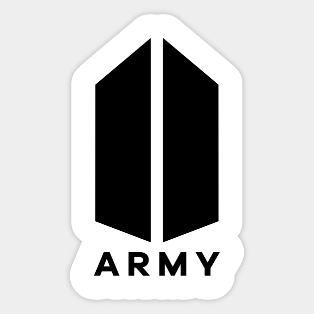 Detail Logo Bts Dan Army Nomer 6