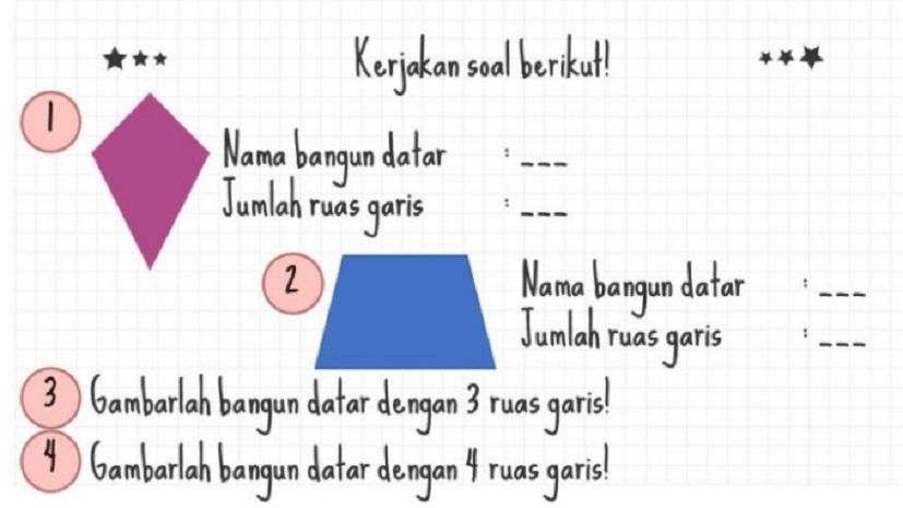 Detail Nama Bangun Datar Dan Gambarnya Nomer 44