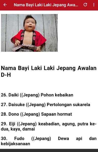 Detail Nama Bayi Laki2 Jepang Nomer 2