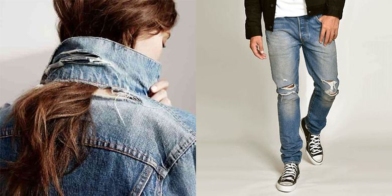 Detail Nama Celana Jeans Sobek Nomer 5